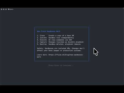 Fluid CLI Onboarding
