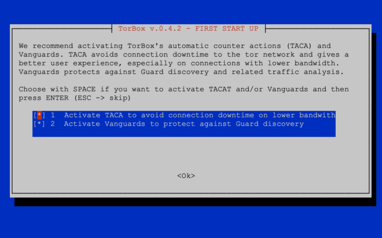 Activating TACA and/or Vanguards