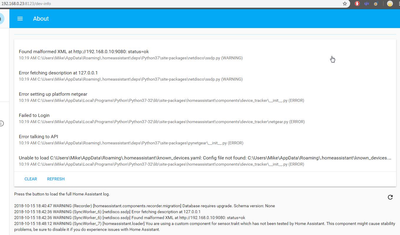 Log Errors