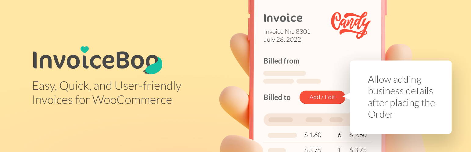 InvoiceBoo - Invoices for WooCommerce