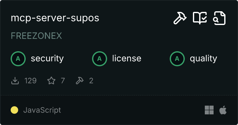 supOS Server MCP server