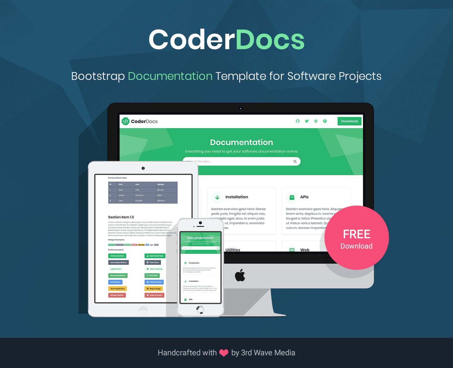 Bootstrap 5 Documentation Template CoderDocs