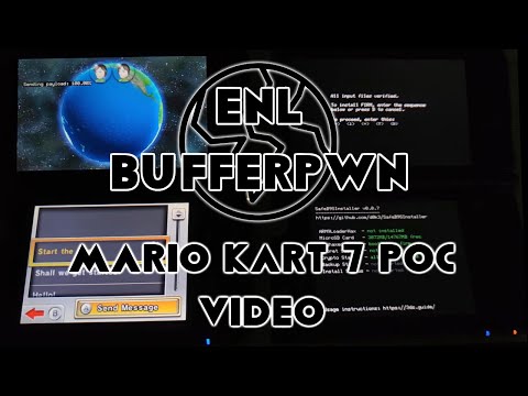 ENLBufferPwn - Mario Kart 7 Demonstration - Youtube