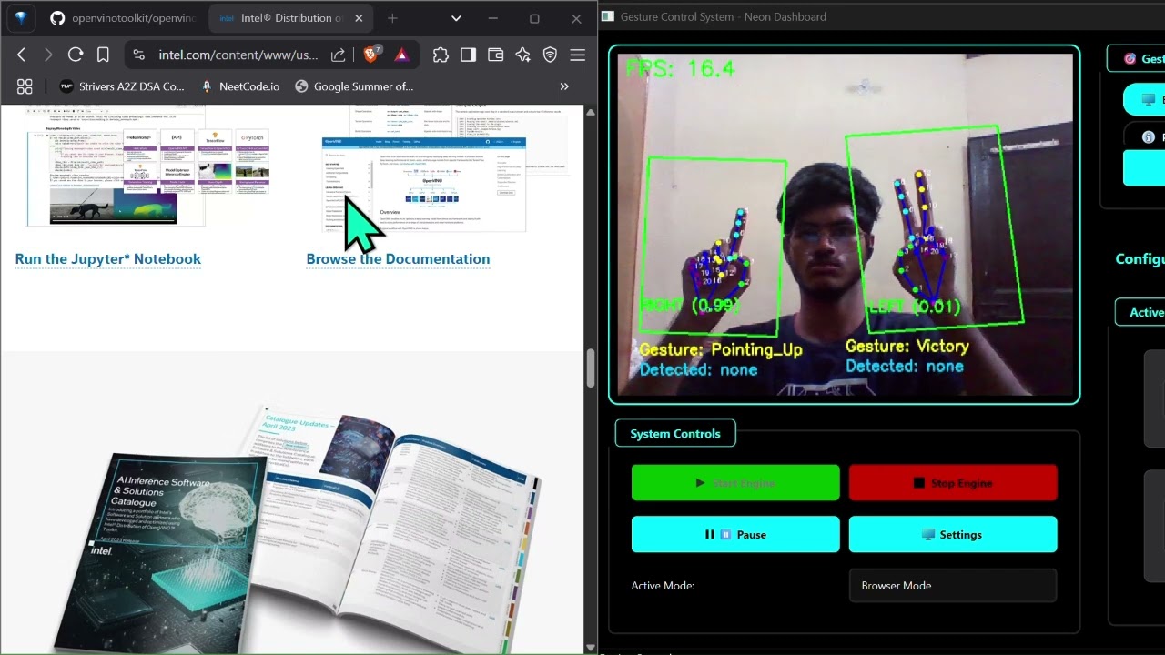 PalmPilot - Gesture Control Demo
