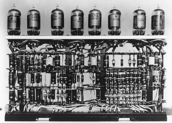 What if a processor was made using modern vacuum tubes instead of 14 nm  transistors, how large would it be? - Quora