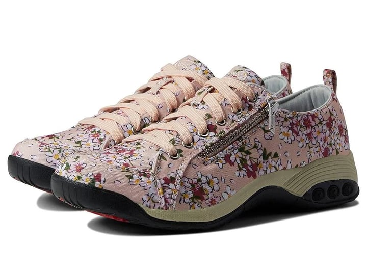therafit-sienna-womens-side-zip-sport-casual-shoe-pink-flowers-size-6-for-plantar-fasciitis-foot-pai-1