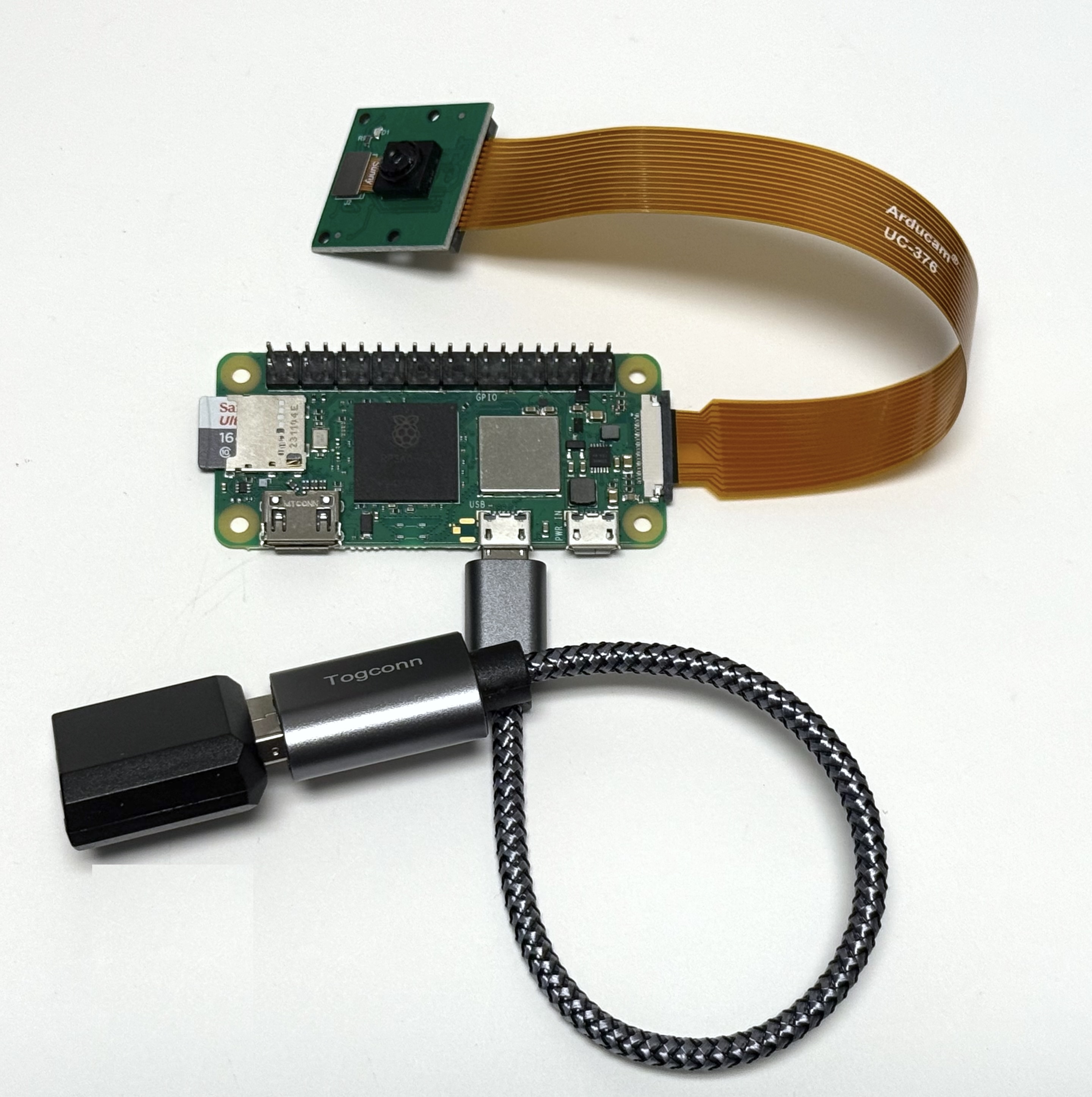 OTG Cable and Sound Card