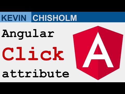 Creating an Event Handler with the Angular Click attribute - Kevin Chisholm Video