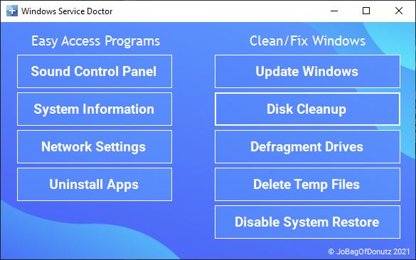 GitHub - Sariohara/Windows-Service-Tool: A lightweight tool to clean ...