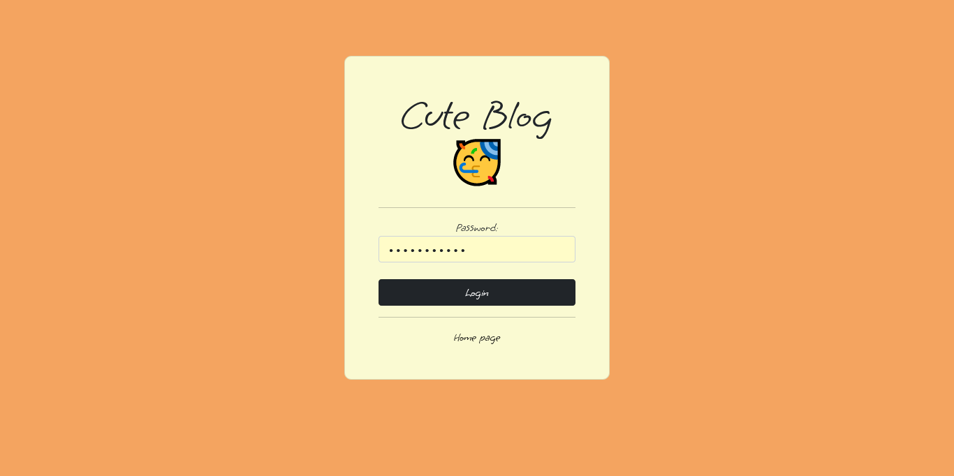 new website template cuteblog