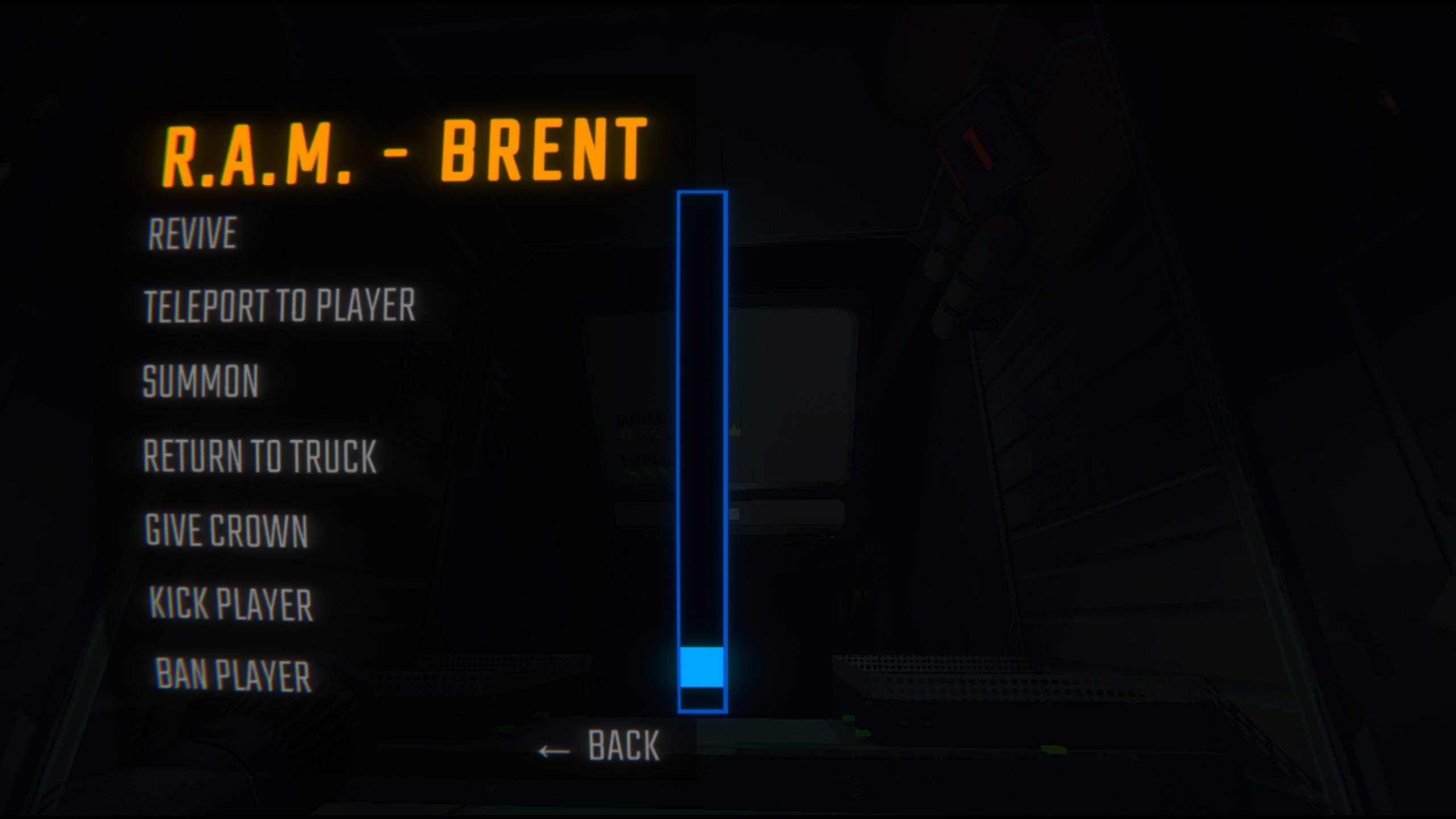Player Menu