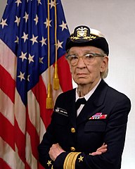 Rear Admiral Grace M. Hopper aka  "Grandma COBOL” — invented one of the first linkers | served in the US Army Reserve | retired from the US Navy at age 79