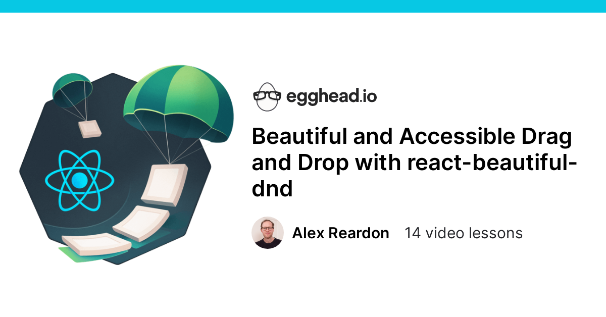 egghead react-beautiful-dnd course