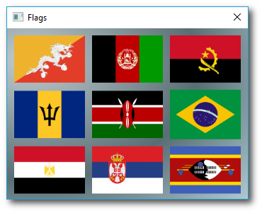 Flags screenshot