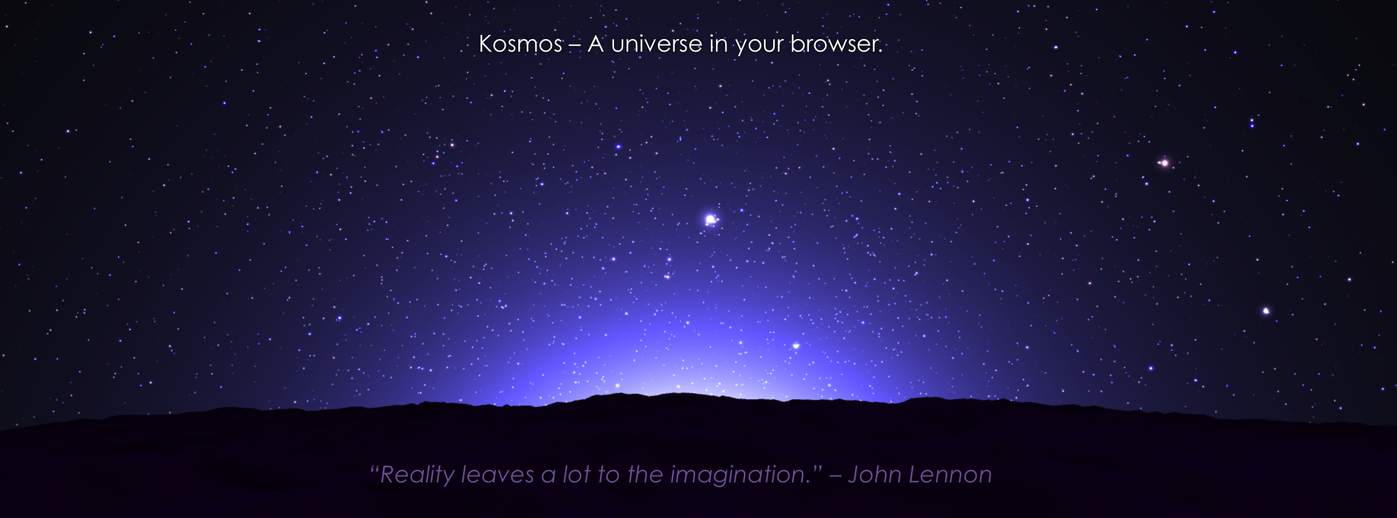 Click to run Kosmos now!