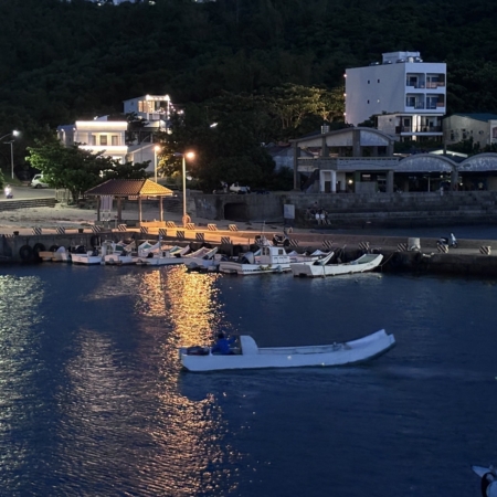 小琉球的夜景宁静美丽。