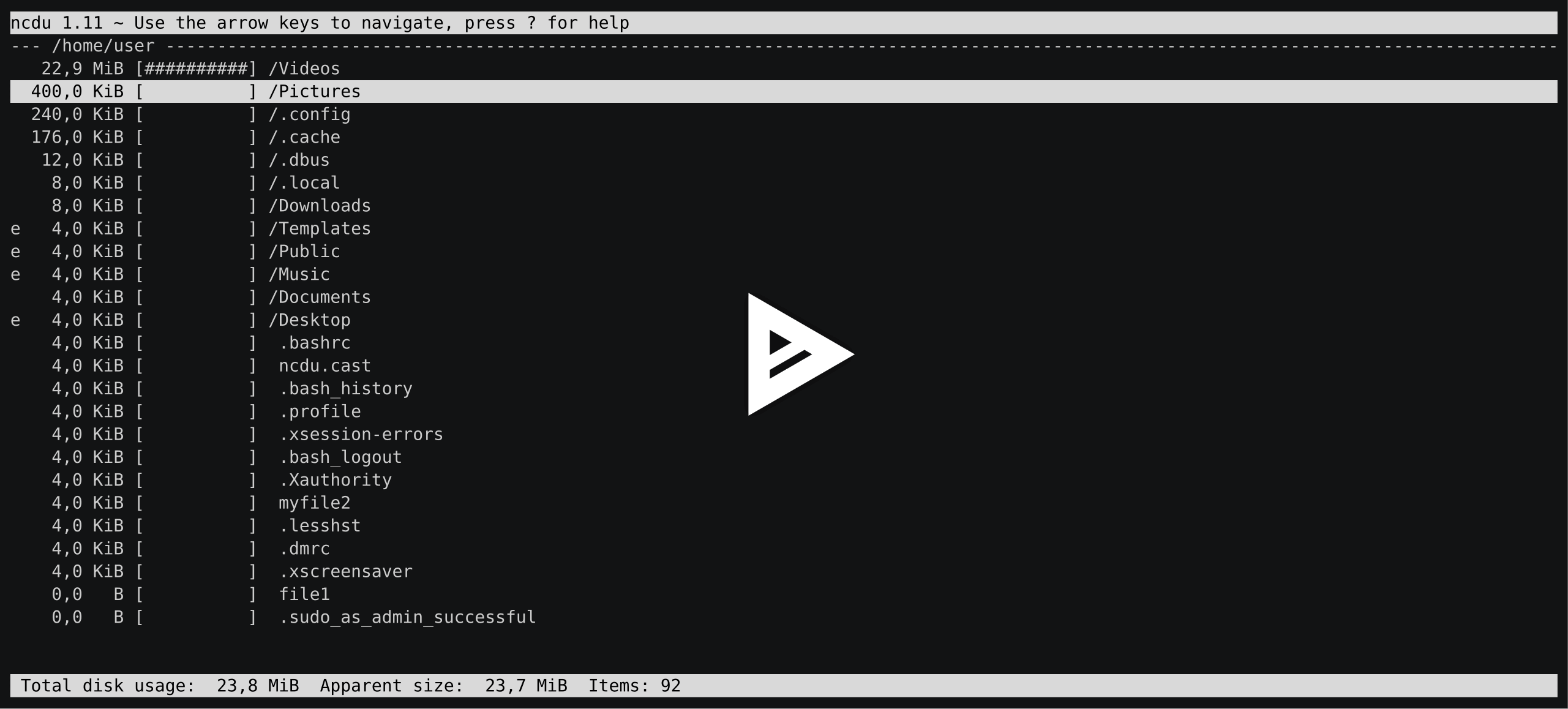 asciicast