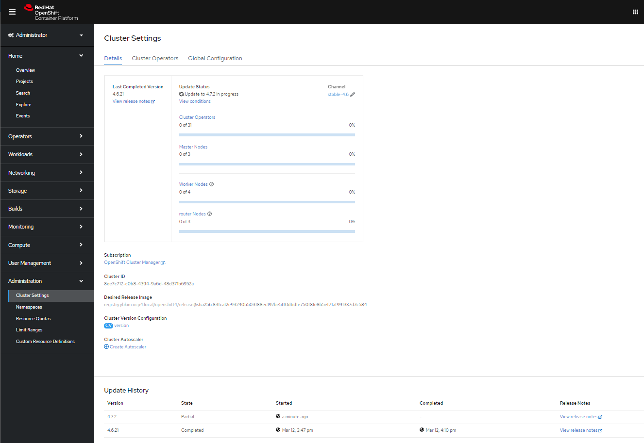 ocp4-upgrade-disconneted