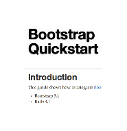 Bootstrap Quickstart Guide