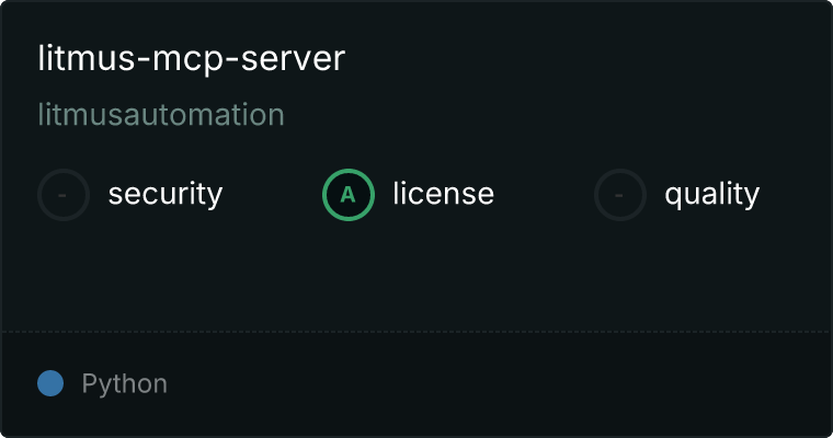 Litmus MCP server