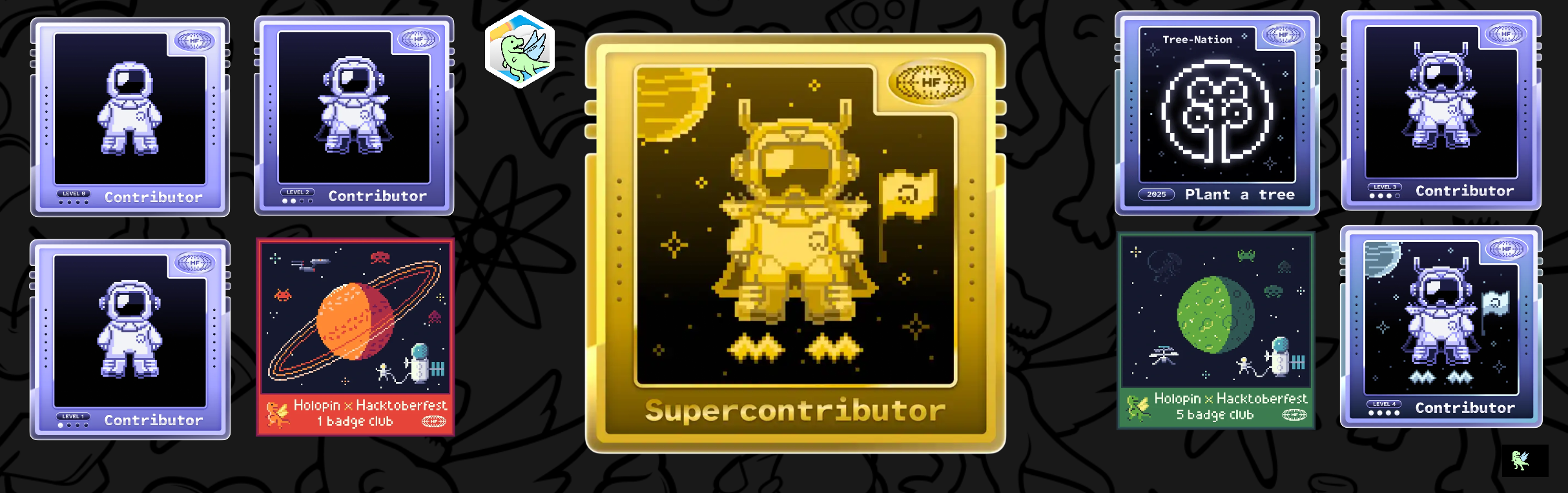 @skullxcode's Holopin board