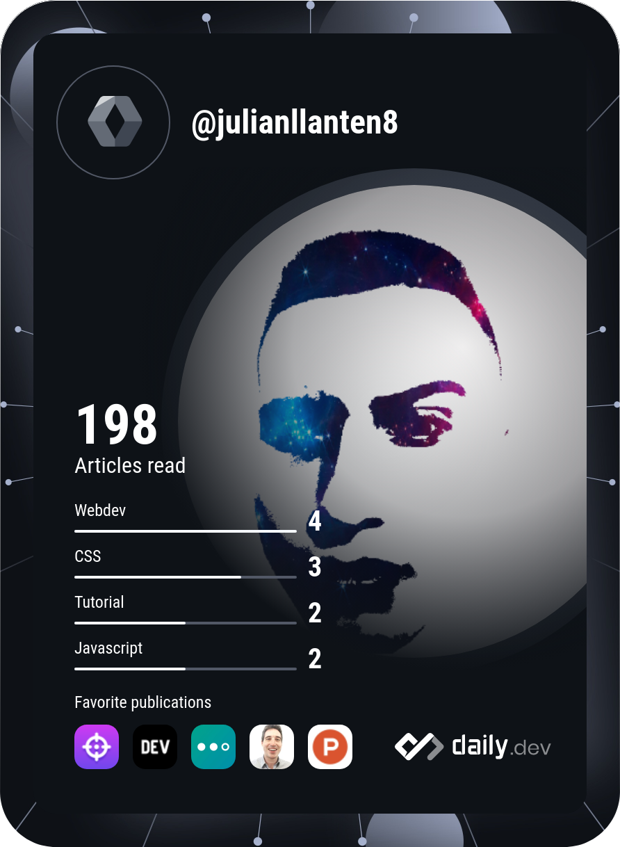 Julian Llanten's Dev Card