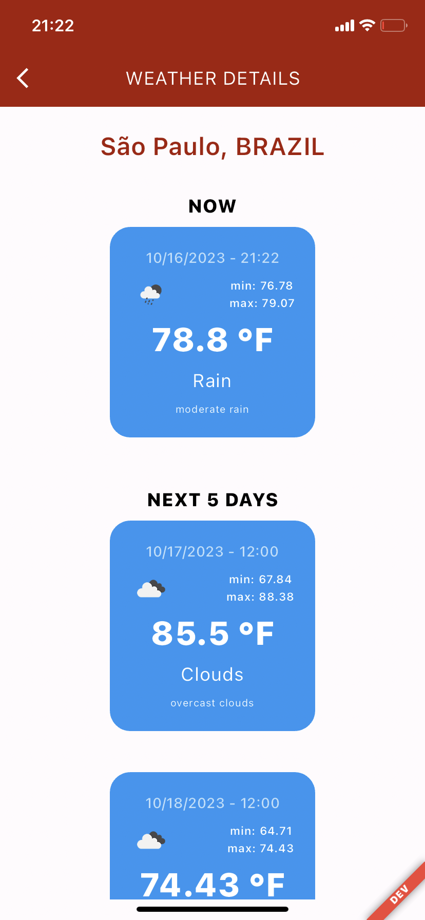 Weather Detail