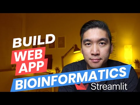 How to Build a Simple Bioinformatics Web App in Python - Streamlit Tutorial #8