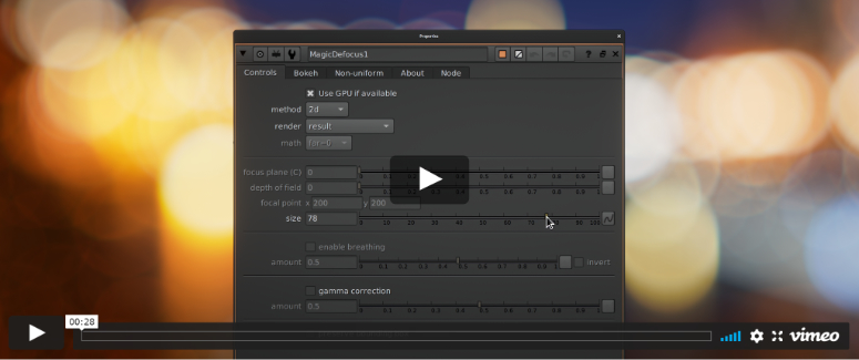 MagicDefocus preview