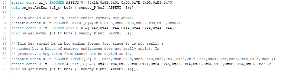 config 3 parameters