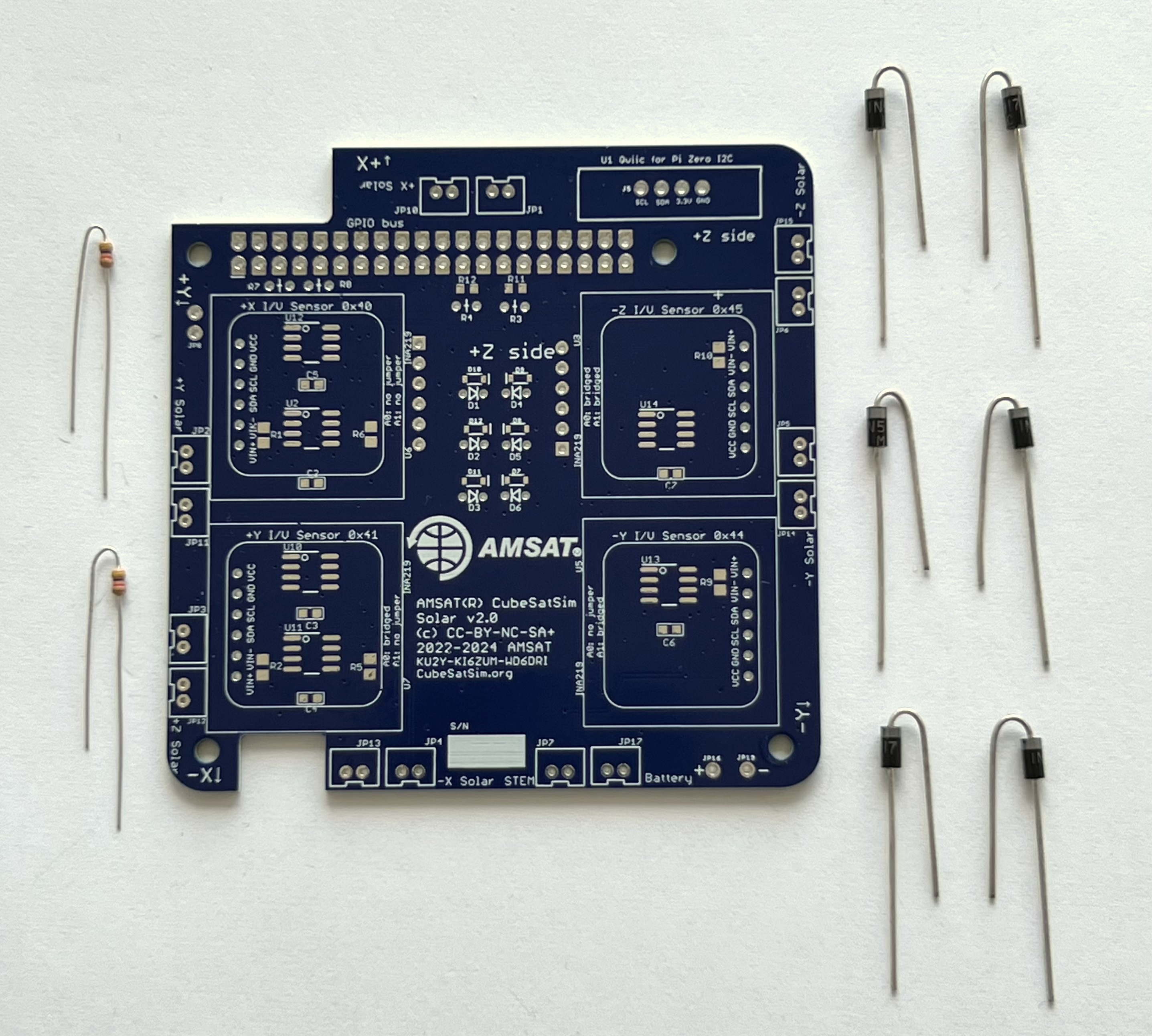 Solar Resistors and Diodes