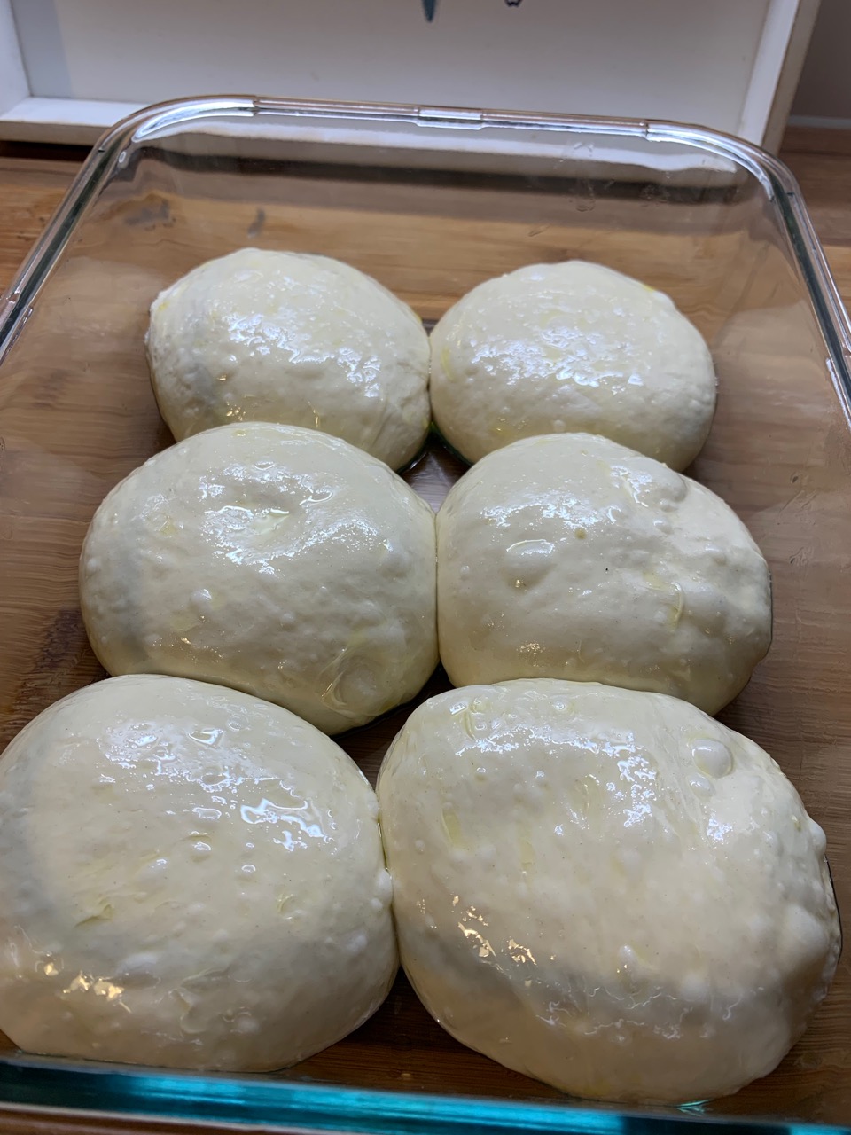 This is how my dough balls look in the container