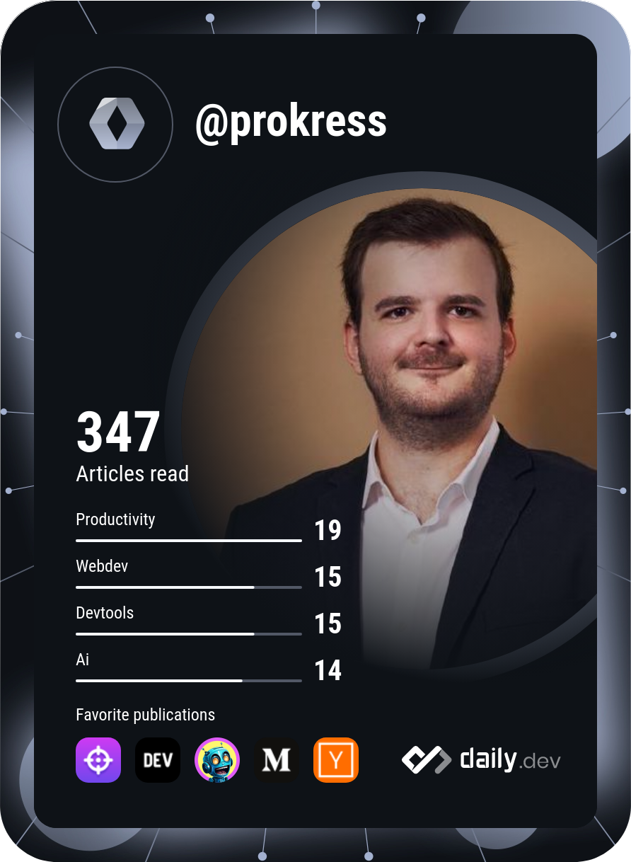 Dev Card of proKress