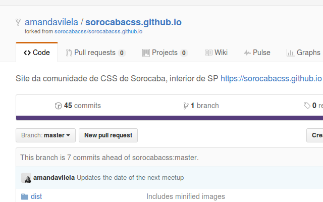 criando um pull request 1