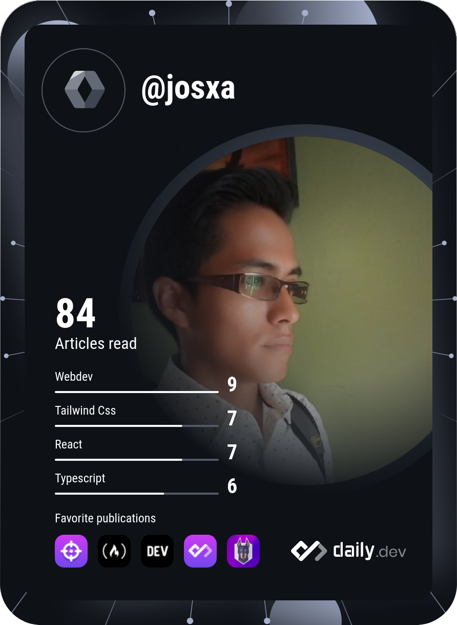 Josué Avalos's Dev Card