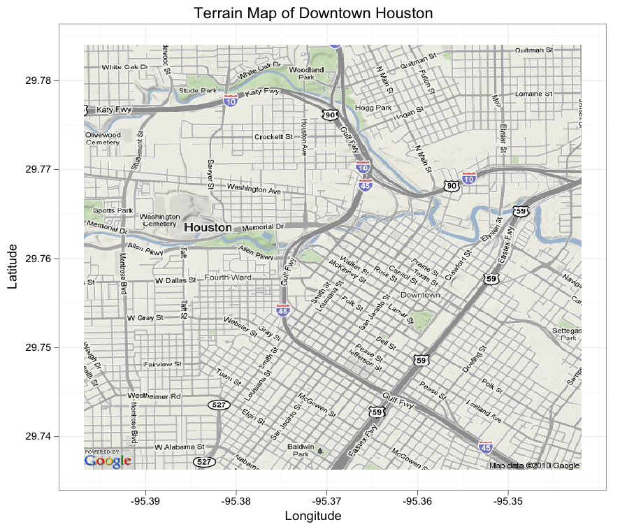 Crime In Downtown Houston Texas Combining Ggplot2 And Google Maps   687474703a2f2f692e696d6775722e636f6d2f54714458352e706e67