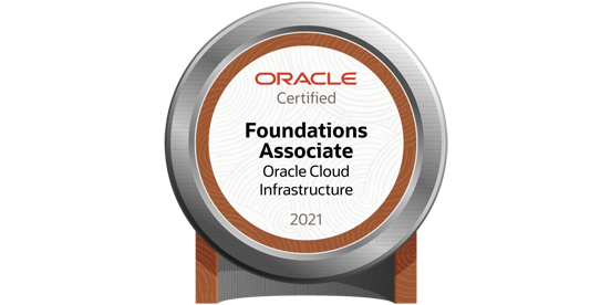 Oracle Cloud Infrastructure Foundations 2021 Associate