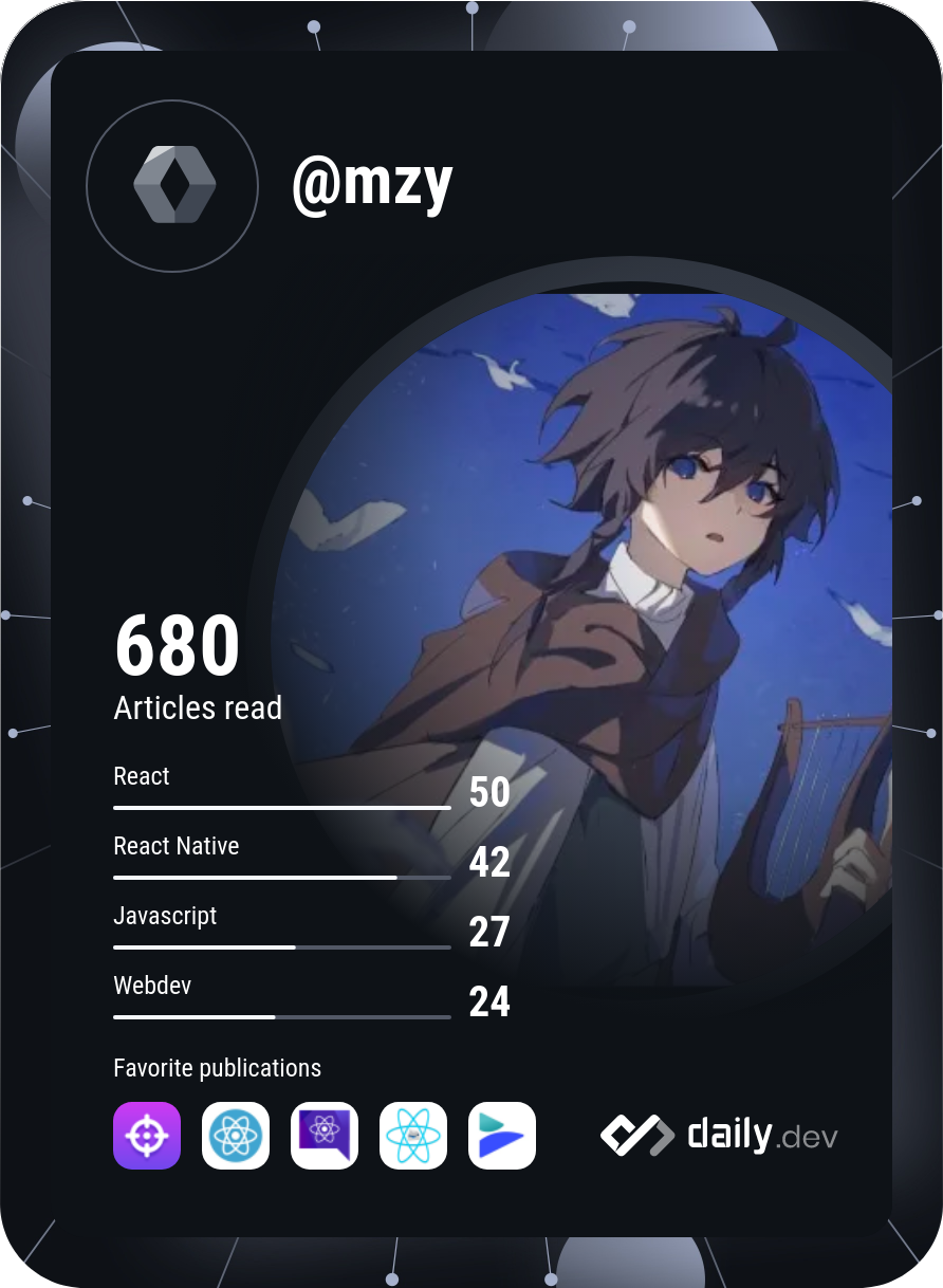 mzy's Dev Card