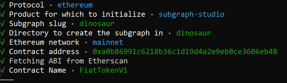 Subgraph command