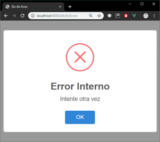 Error no identifiacado