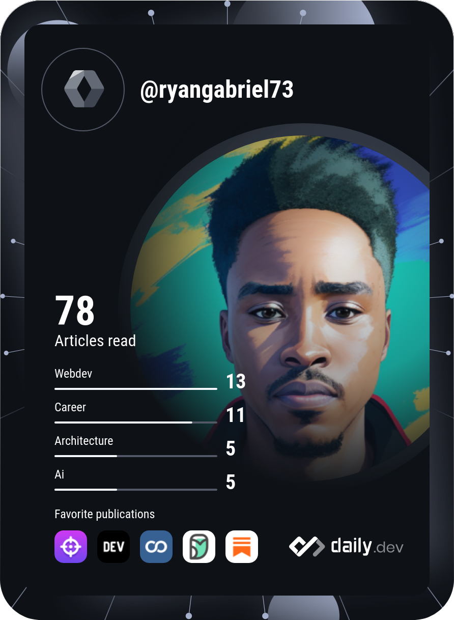 Ryan Gabriel's Dev Card