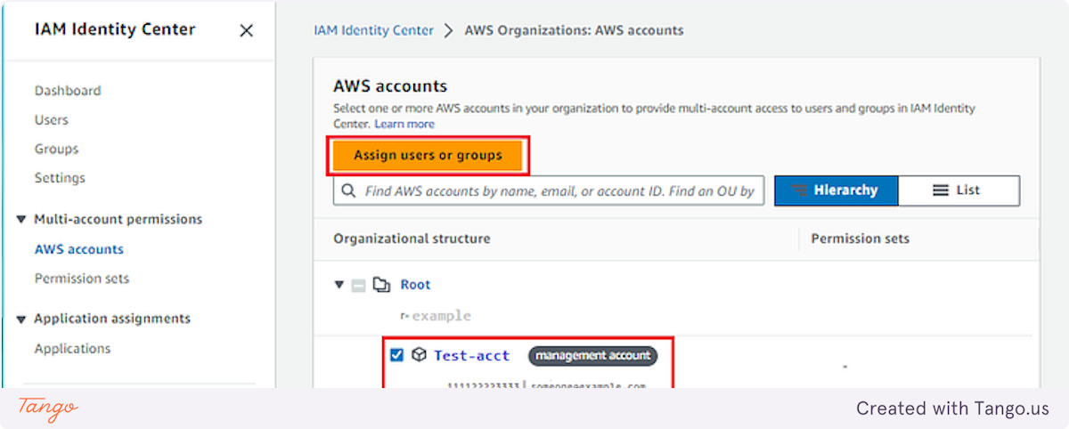 Assign users or groups