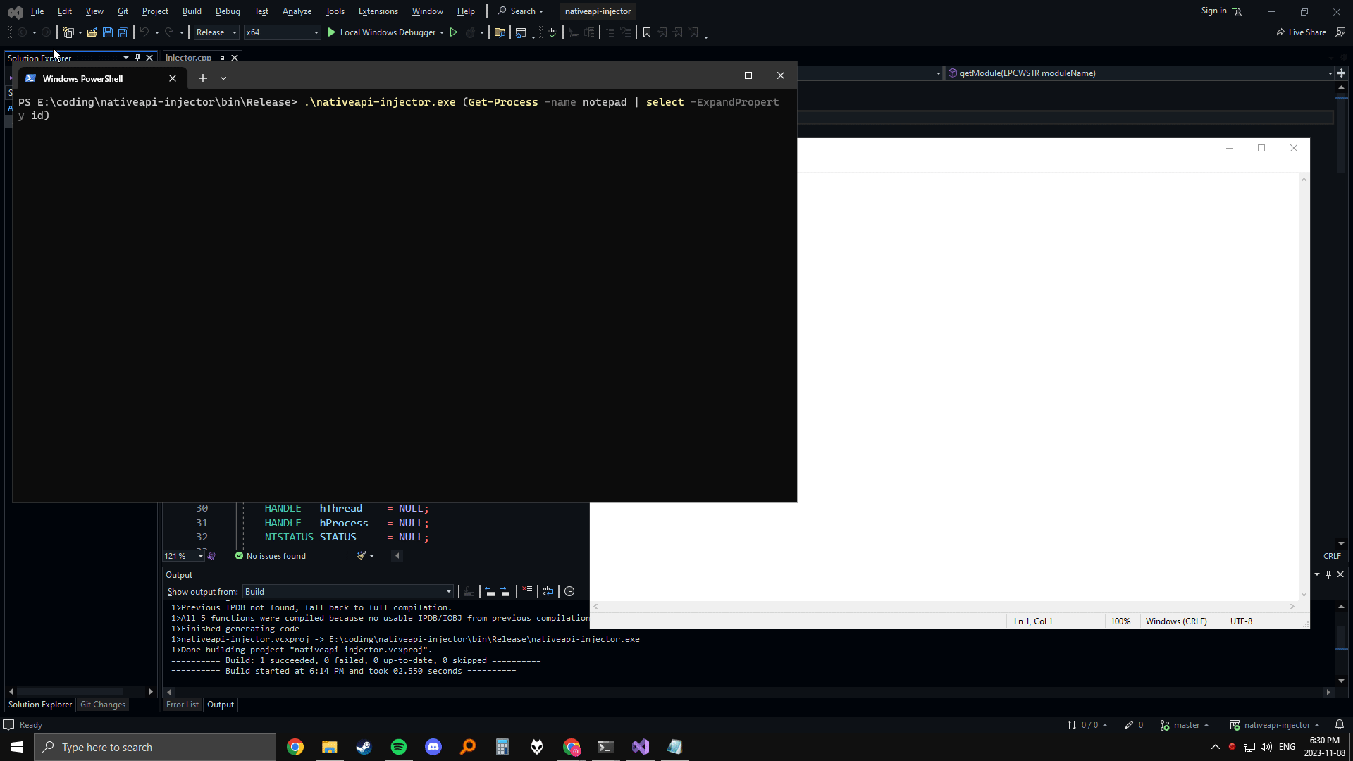 Github pc b nativeapi injector