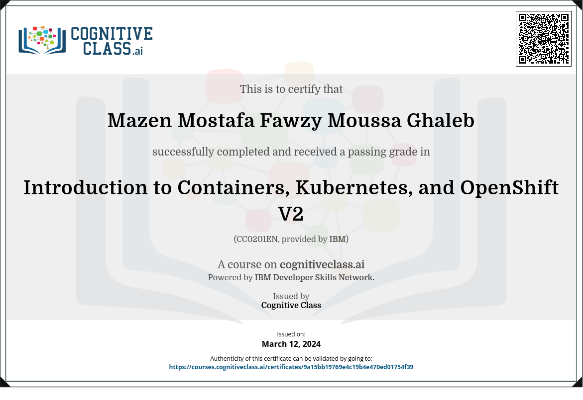 Introduction To Containers, Kubernetes, And OpenShift V2