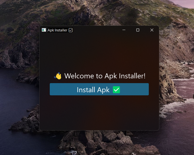 Apk installer application preview