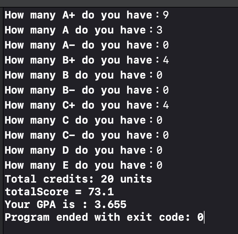 GitHub - JustinLiu0914/GPA_calculator: The calculator for counting GPA.