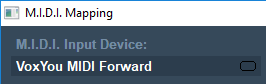 VoiceMeeter MIDI input