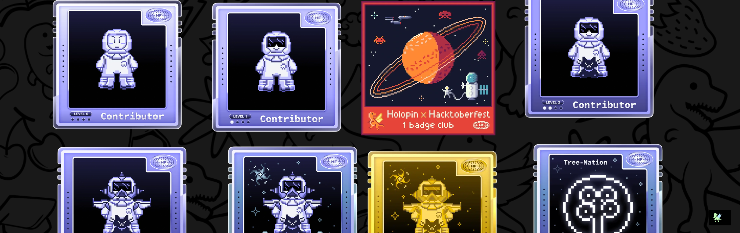 @mojirade18's Holopin board