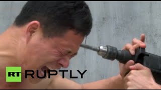 Crazy Video: Nothing can break this Shaolin kungfu master