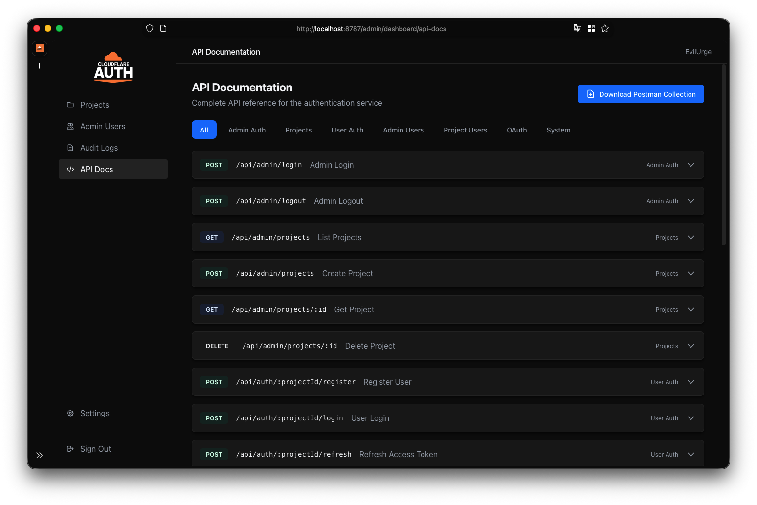 API Documentation